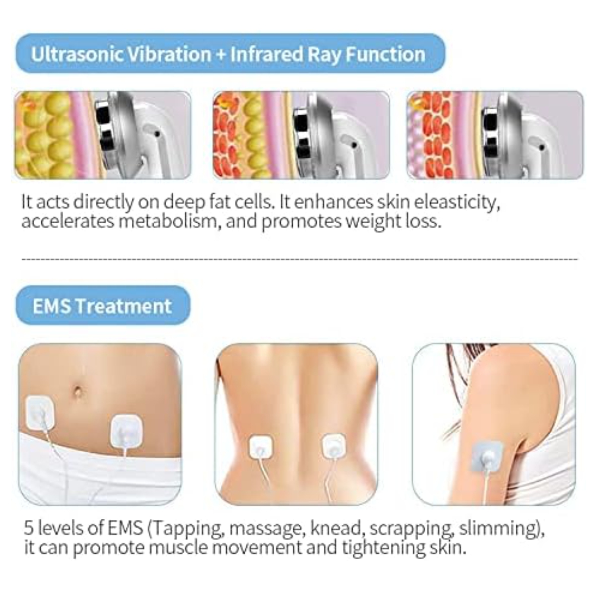 Miniatura 2 de Masajeador Ultrasonido Infrarrojo